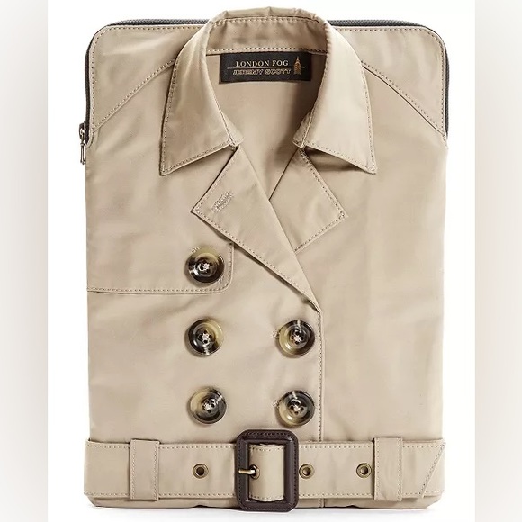 Jeremy Scott London Fog - Trench Laptop Case - Picture 2 of 9